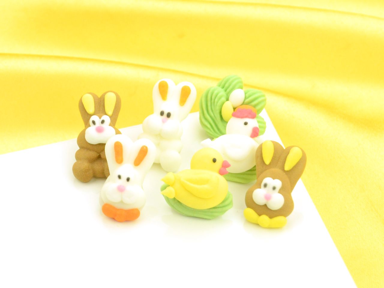 figures easter sugar set of 7 elements