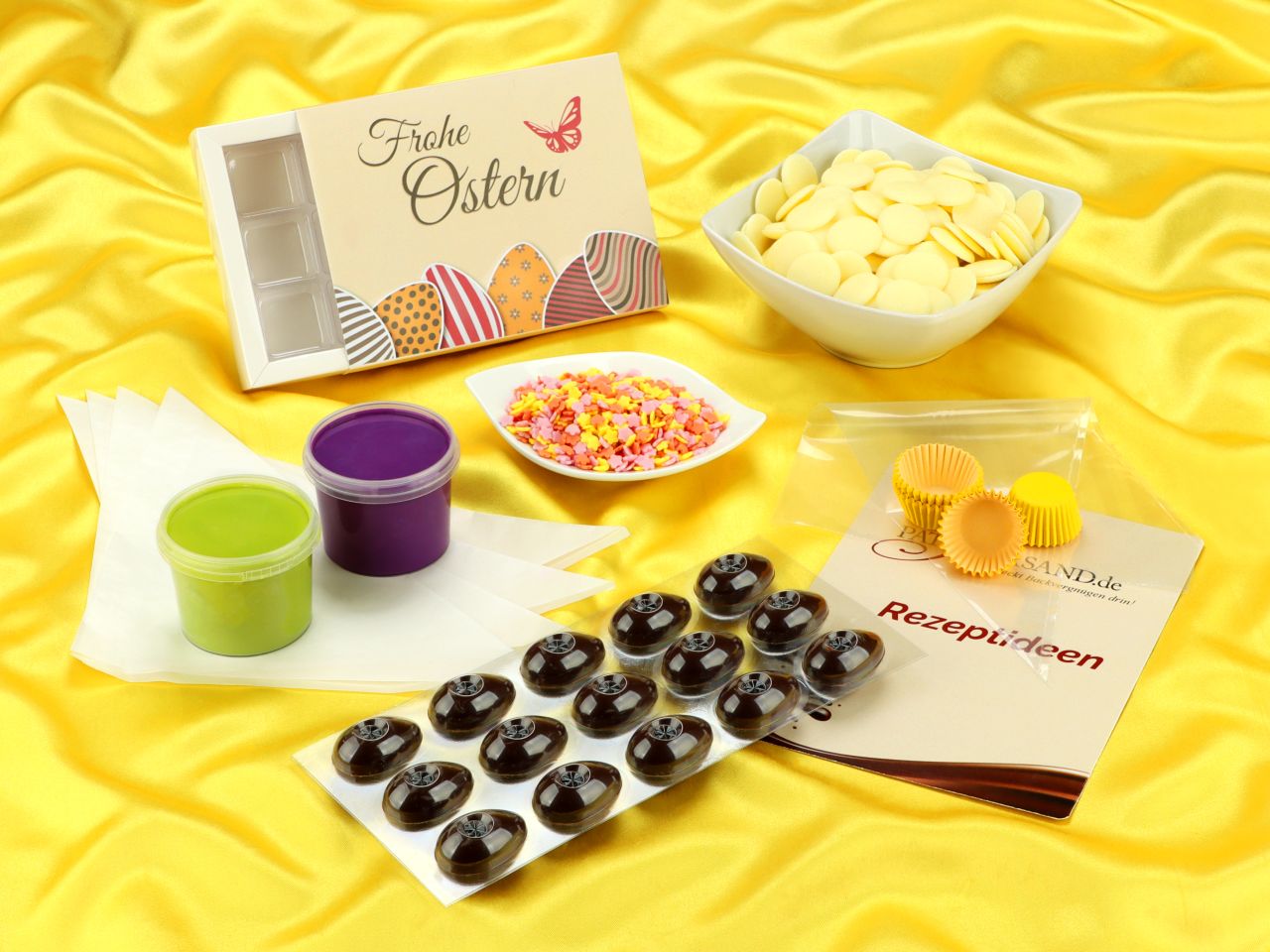 pralinenset milchcreme ostereier fuer kids