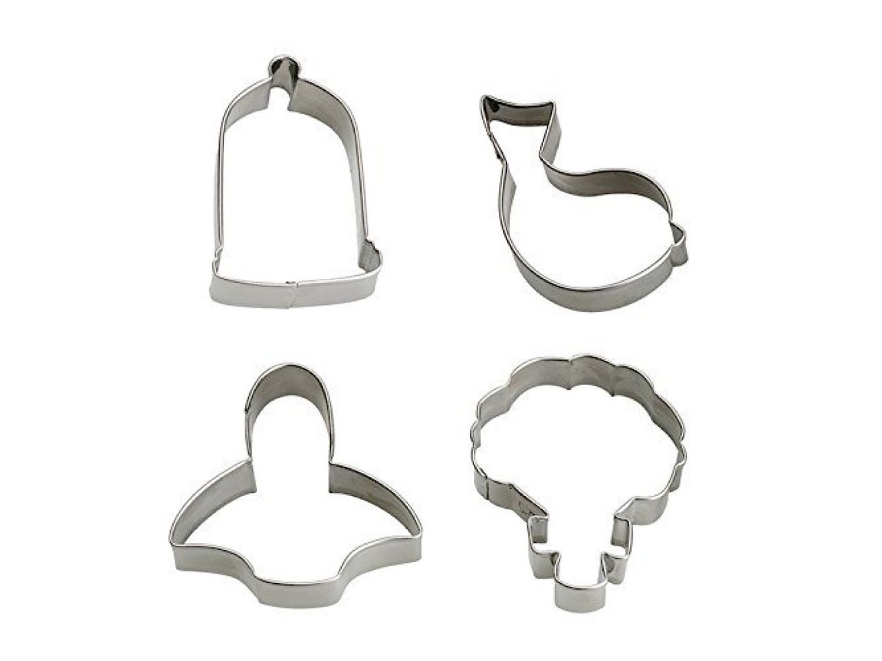 spring cookie cutter set 4 pieces