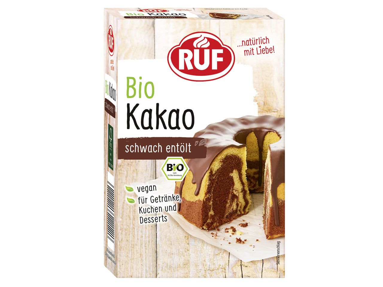 ruf bio kakao schwach entoelt 125g
