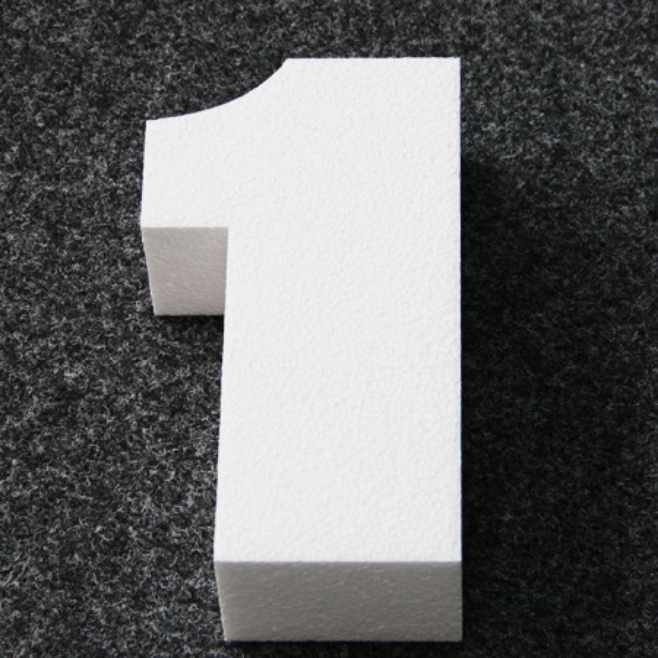 number 1 cake dummy 25 x 14 x 7 cm