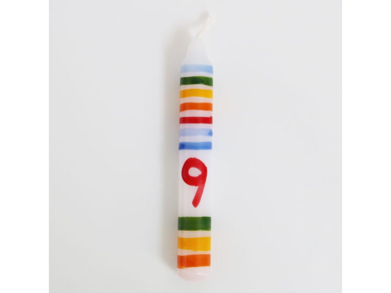 cake candle with digit 9 10 cm