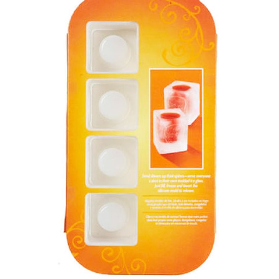 wilton skull shot glass silicone mould 8 cavities