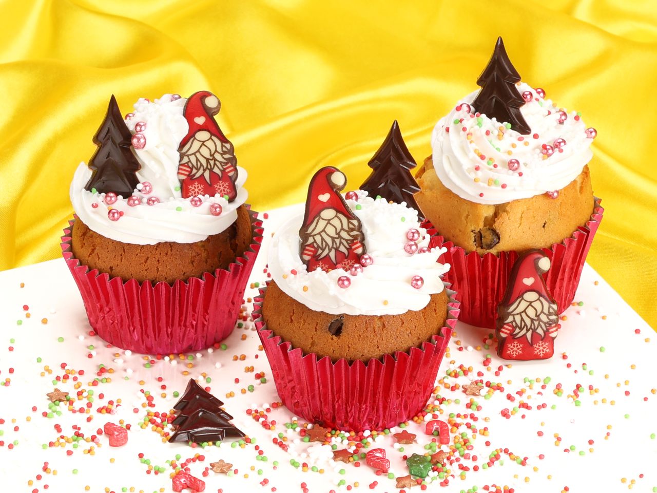 muffinfoermchen folie rot 24 stueck