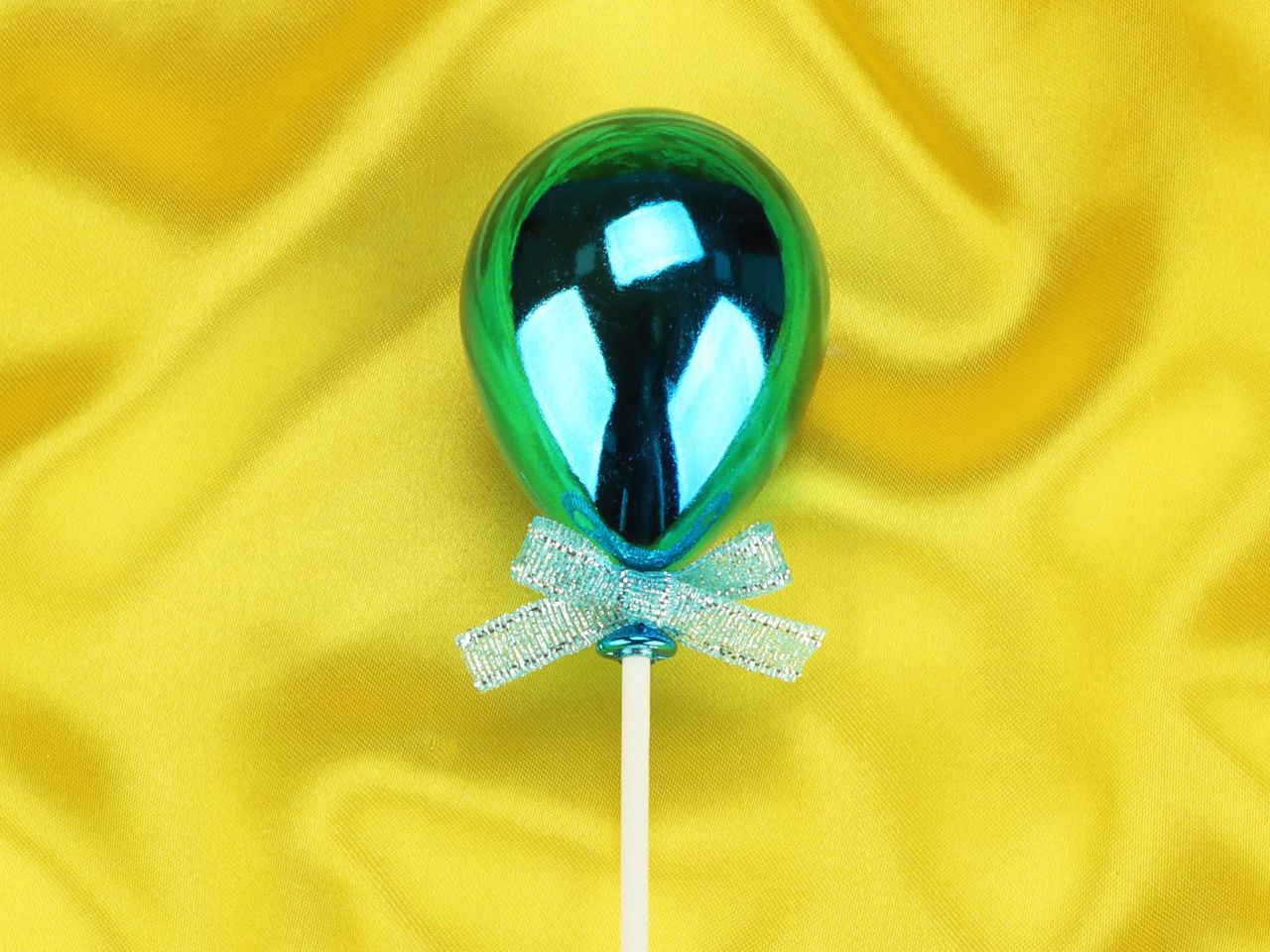 cake topper ballon blau 3d