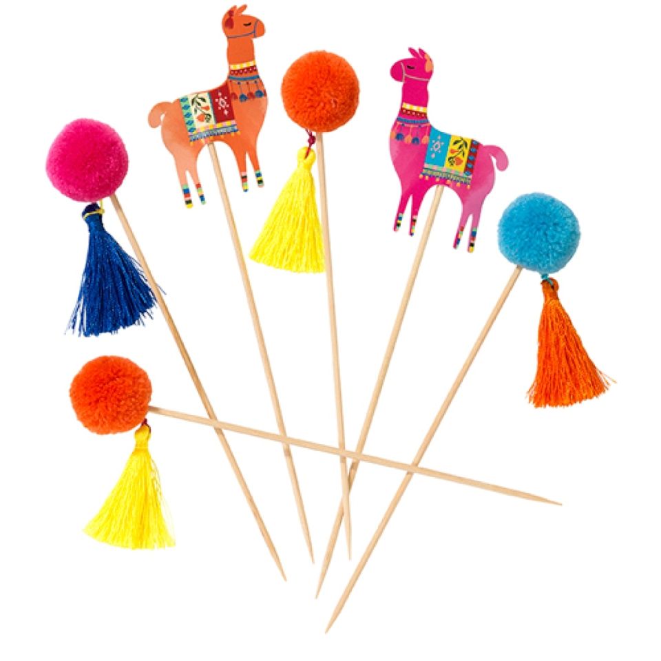 tortentopper boho lama 12 stueck