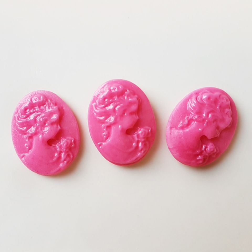 fondant mould cameo set of 3
