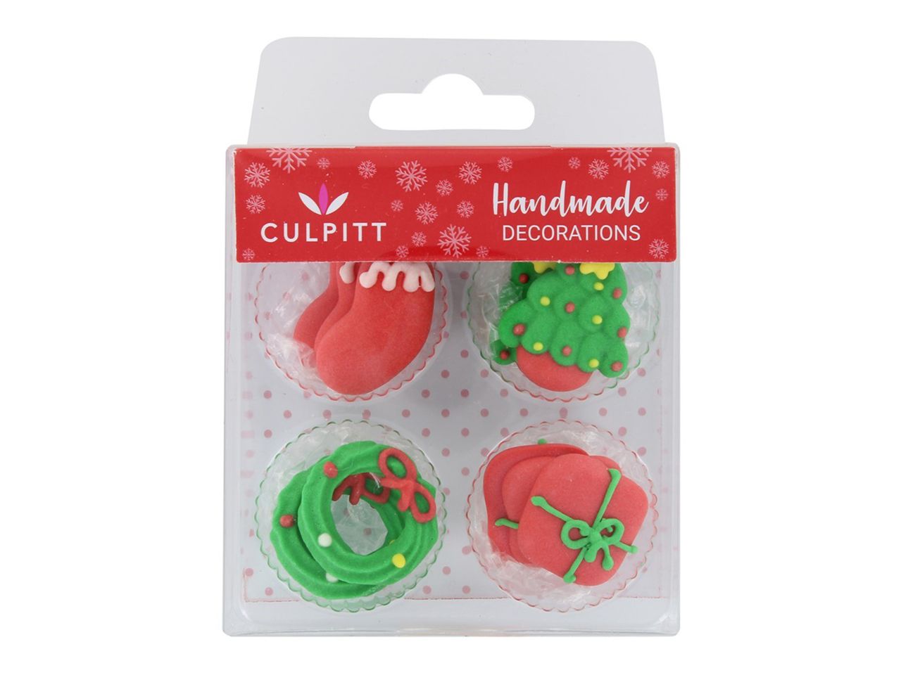 culpitt zuckerdekorationen weihnachten 12 stueck 2 5cm