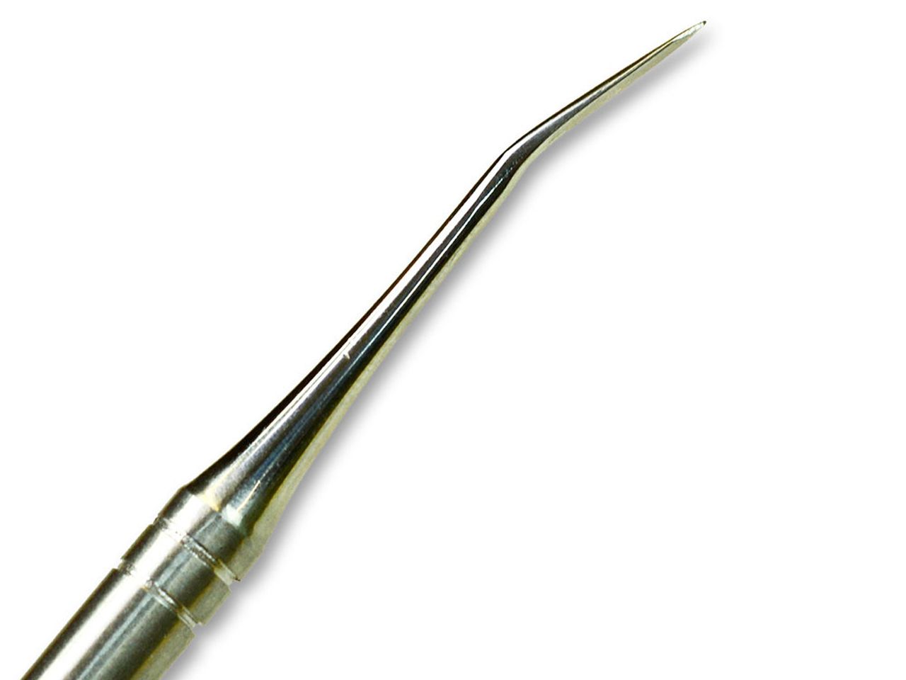 edelstahl werkzeug nr 1 flaches abgewinkeltes bone tool