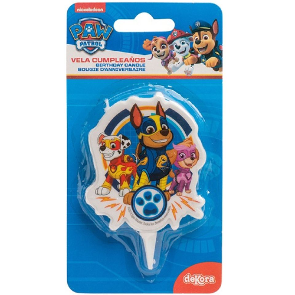 tortenkerze paw patrol