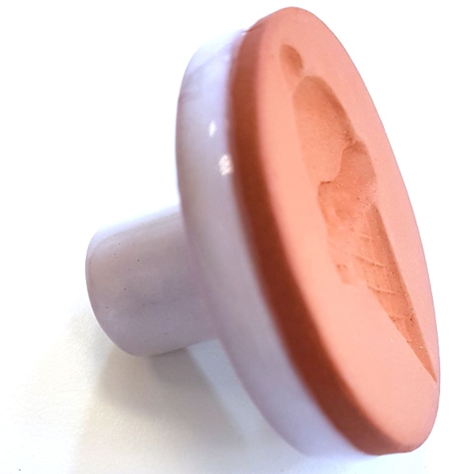 ice cream cone cookie stamp 5cm