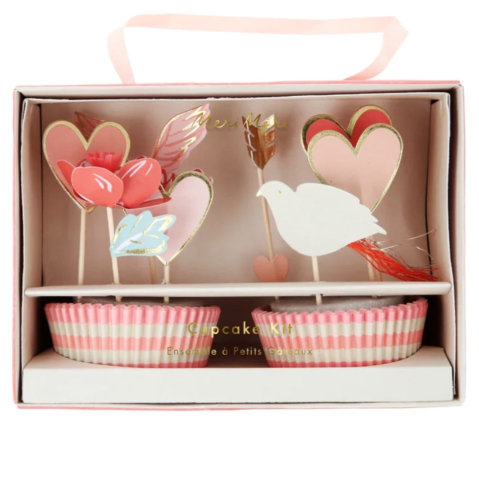 meri meri cupcakes set valentine