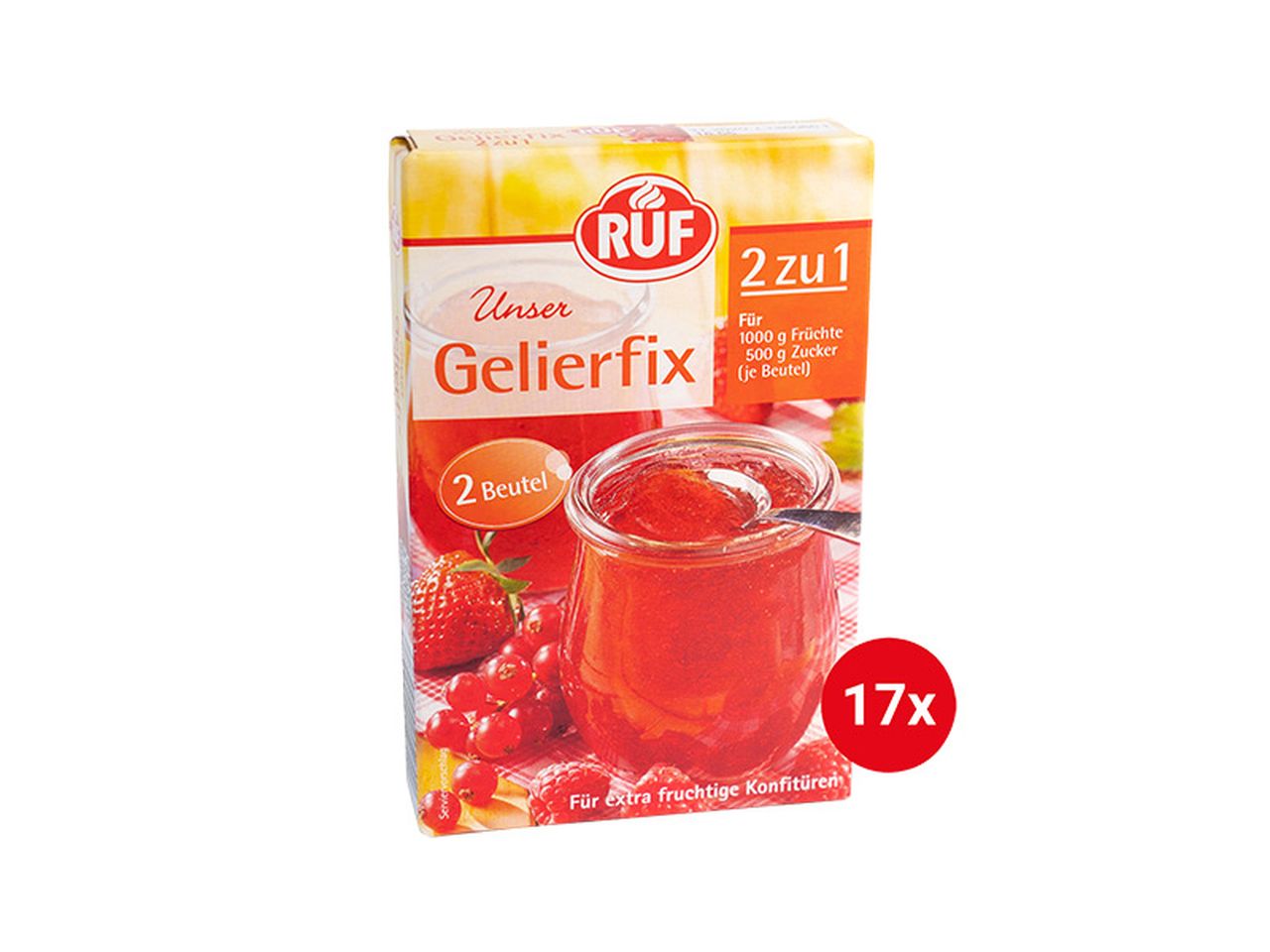 17x ruf gelierfix 2 zu 1 2er pack 2x25g