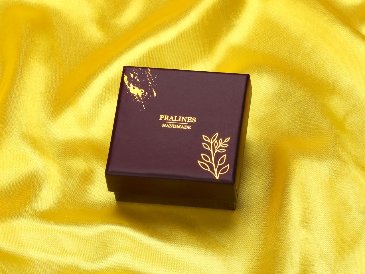 chocolate case velvet elegance fuer 4 pralinen