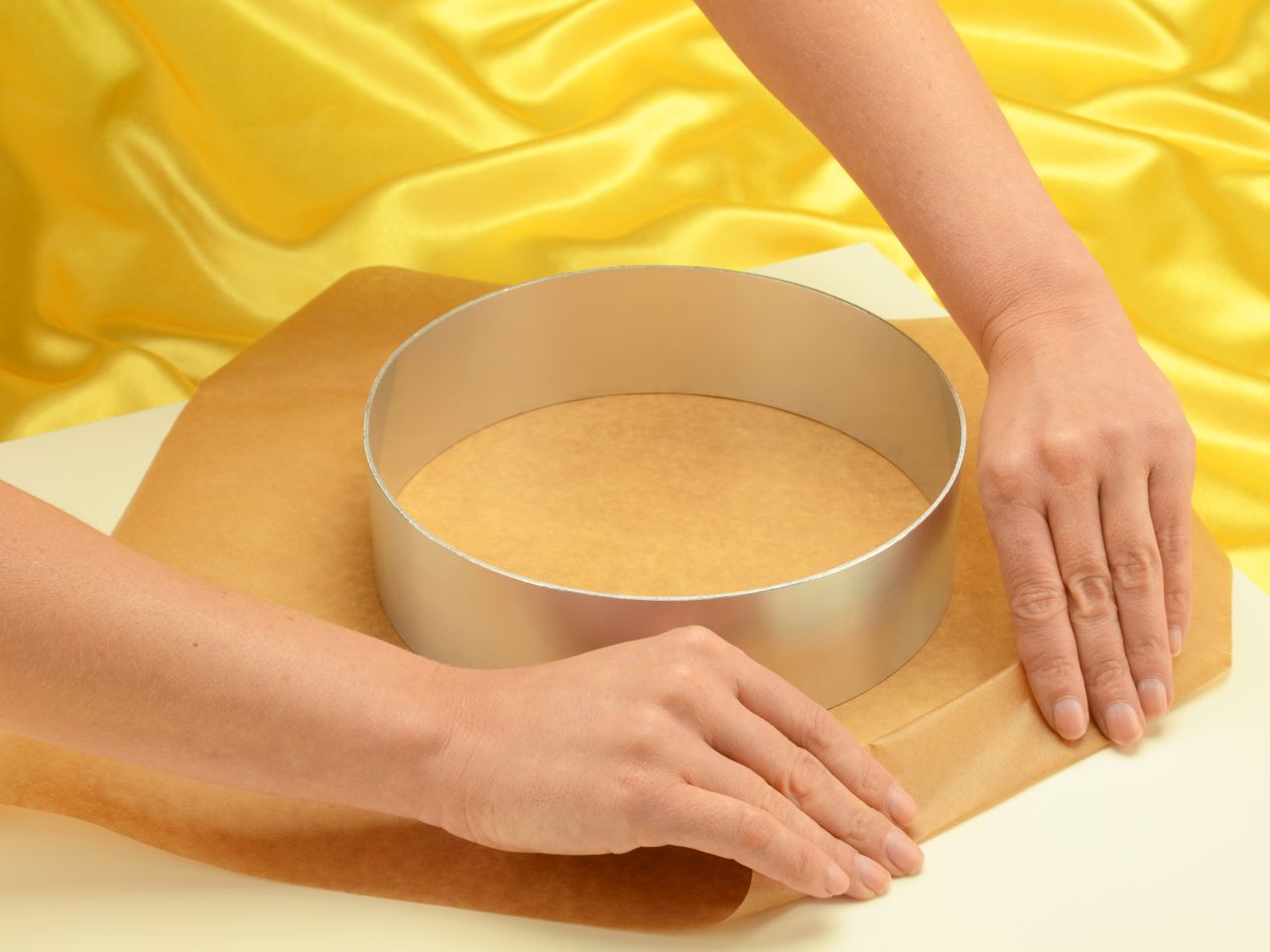 tortenring mit backpapier eindrehen anleitung