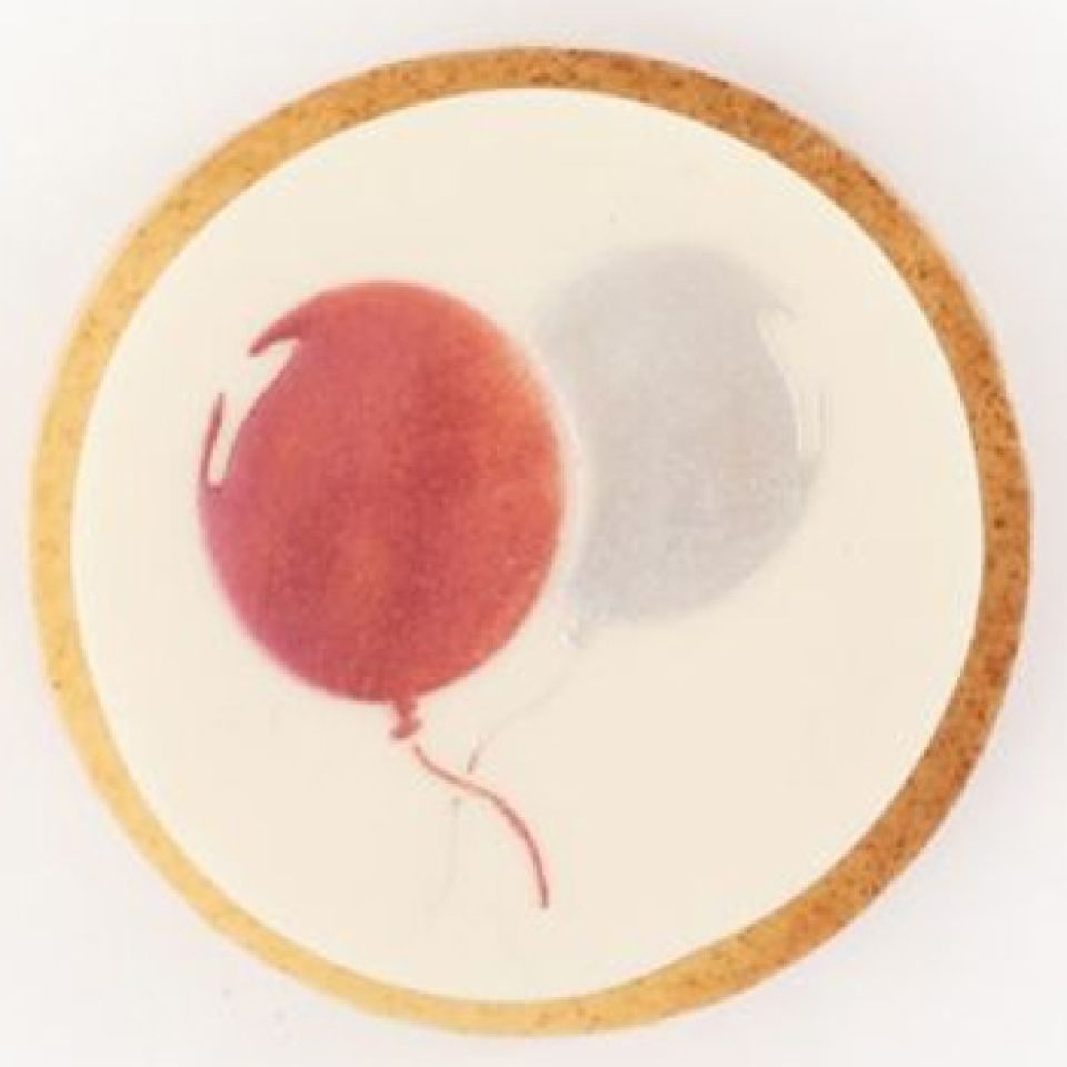 cupcakes deko schablone ballons 6 cm