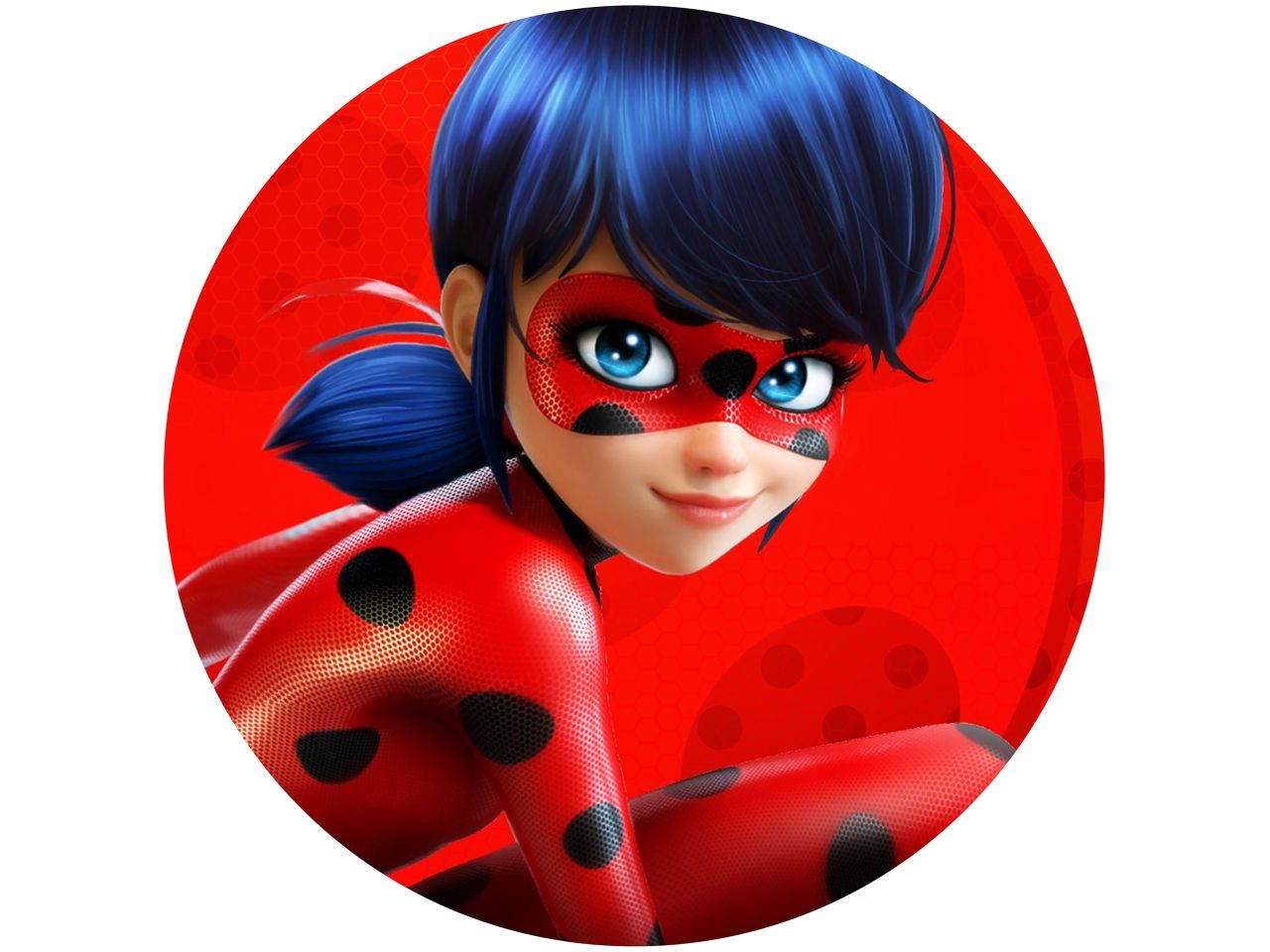 tortenaufleger miraculous ladybug rund 20cm