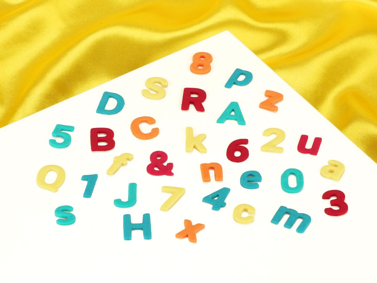 alphabet and numbers cutter roboto