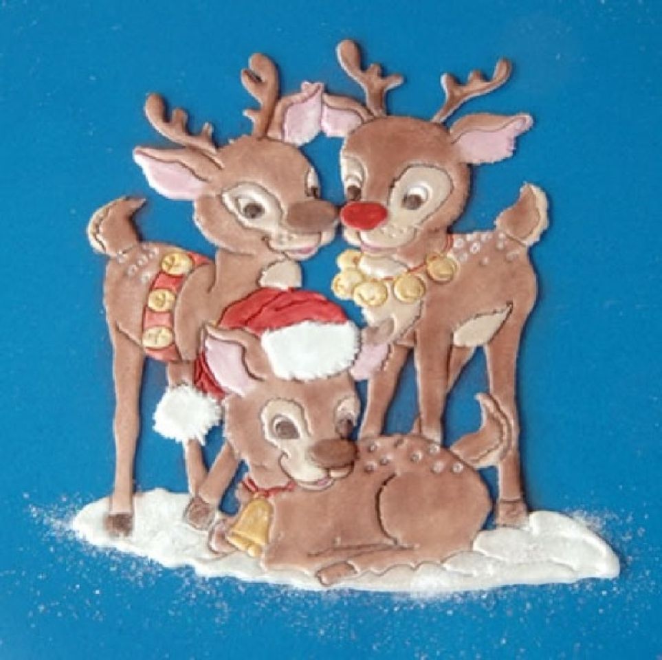fondant reindeer cutter 11cm high