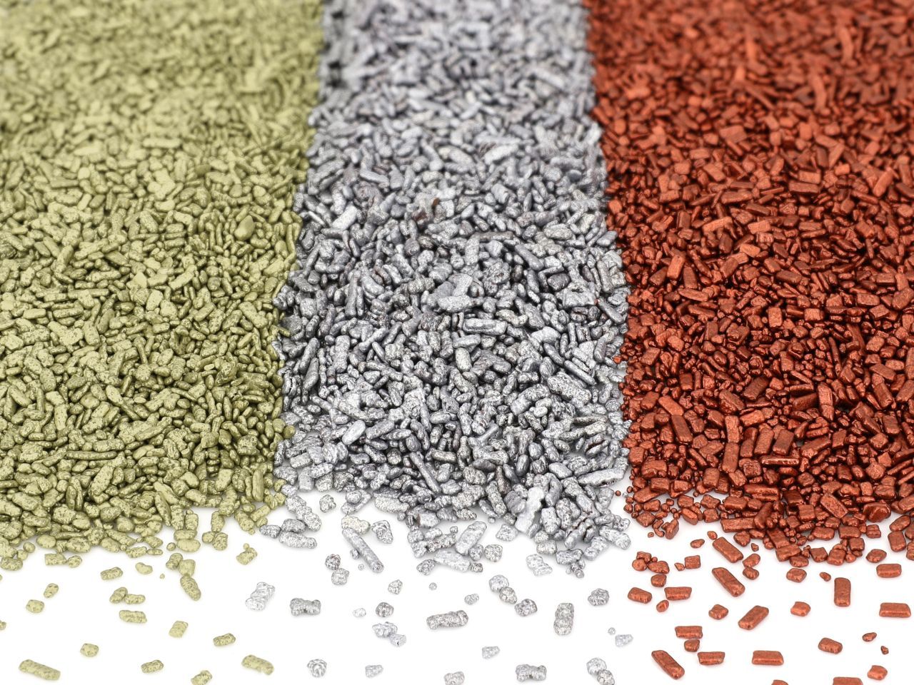 decorating flakes set 3x100g