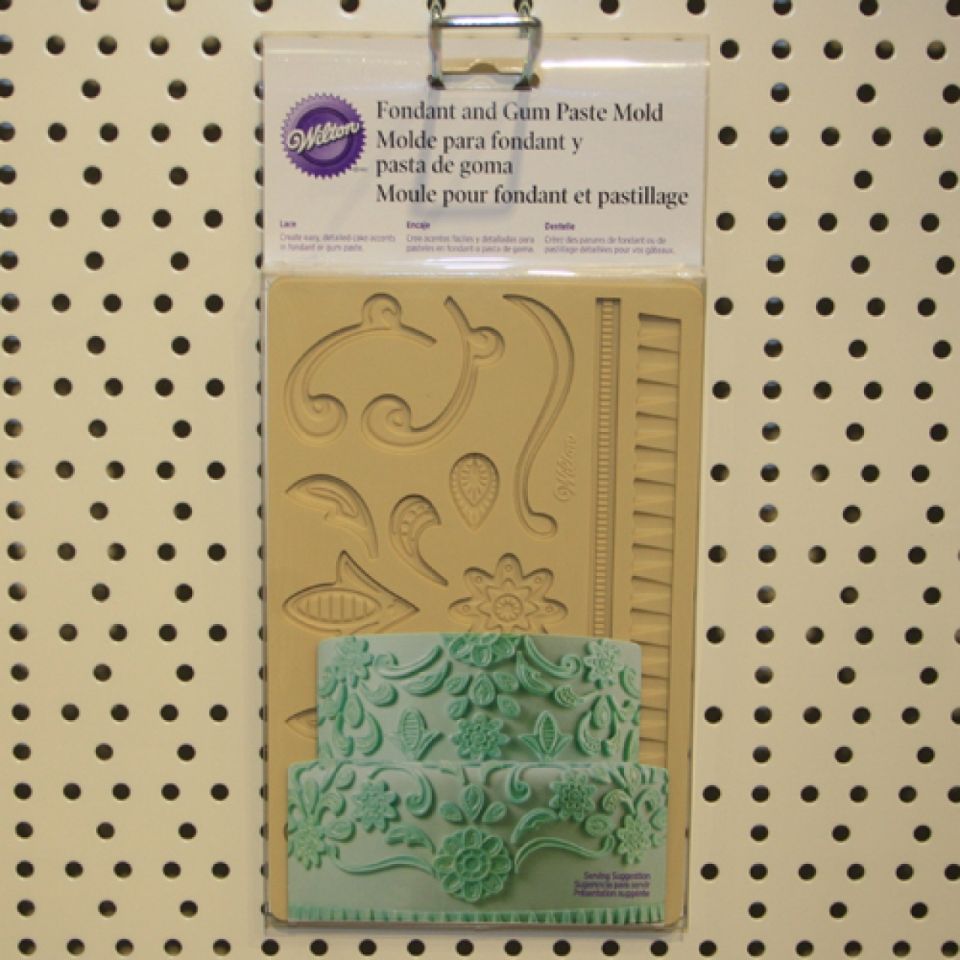 wilton lace fondant mould