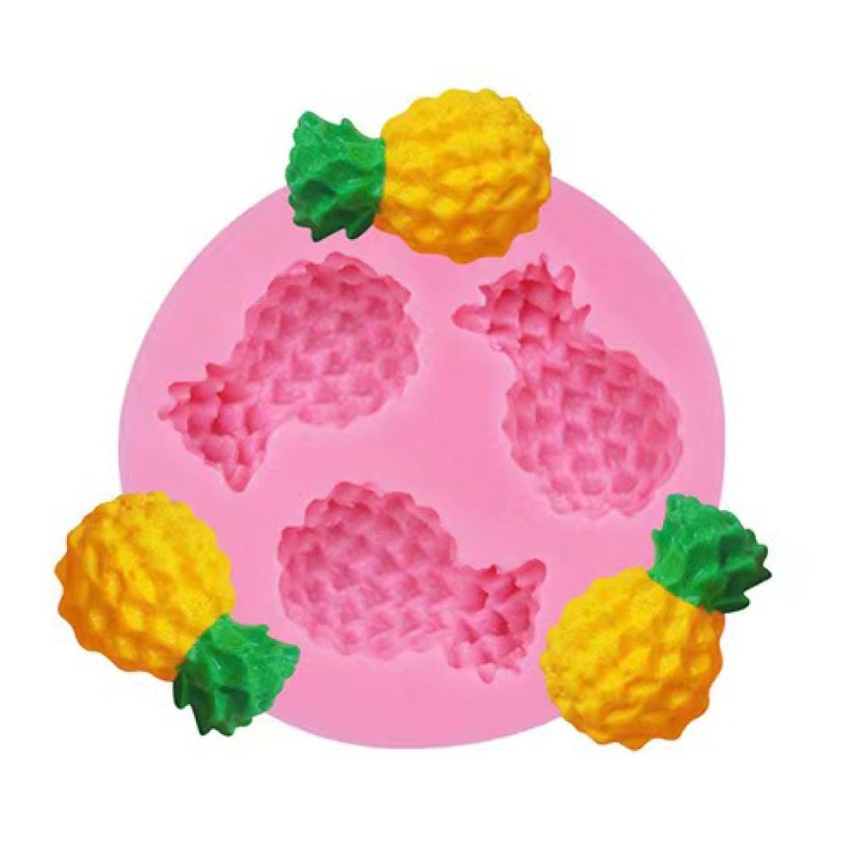 fondant mould pineapple