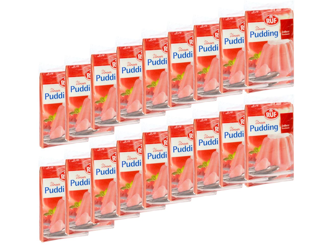 18x ruf pudding erdbeer 3er pack 3x38g