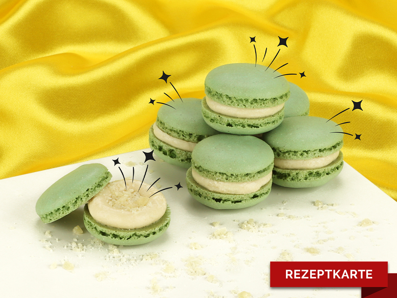 apfel knallbrause macarons rezeptkarte
