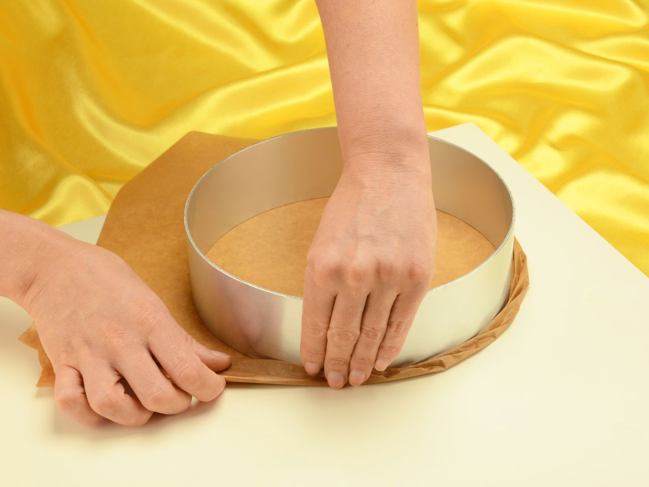 tortenring mit backpapier eindrehen anleitung