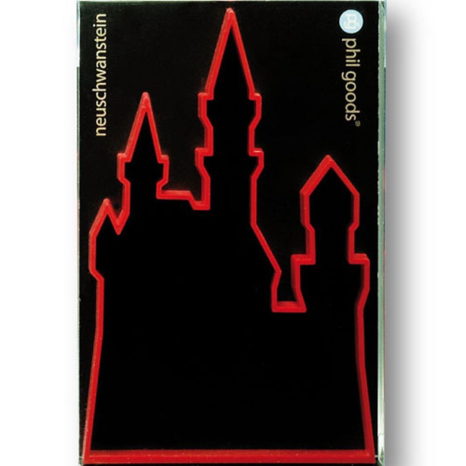 neuschwanstein castle cookie cutter red