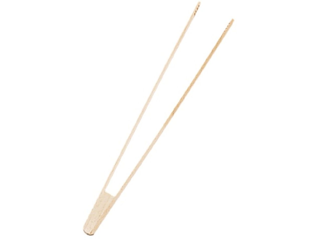 grillzange 28cm aus holz