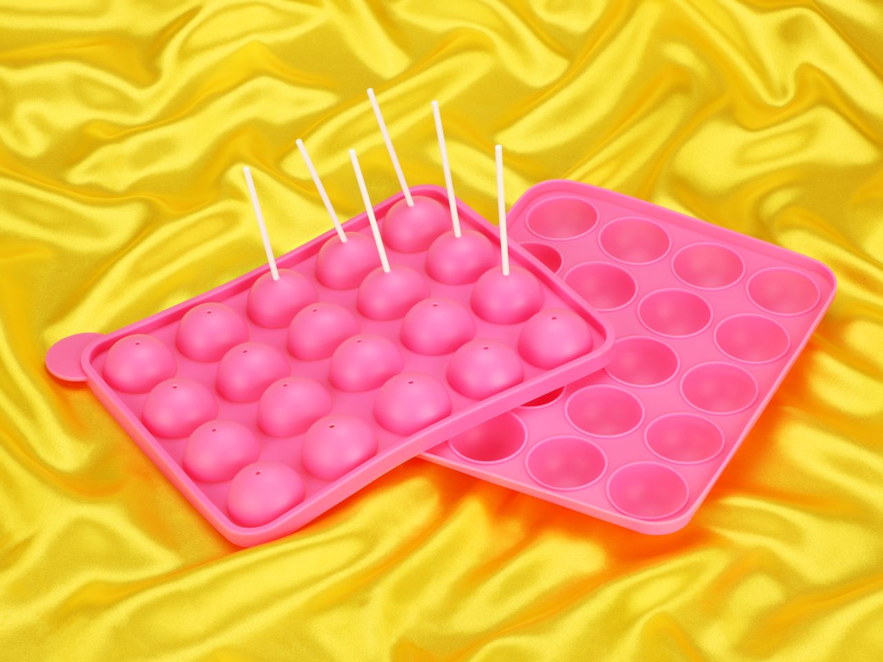 silikonform cake pops inkl 20 stiele