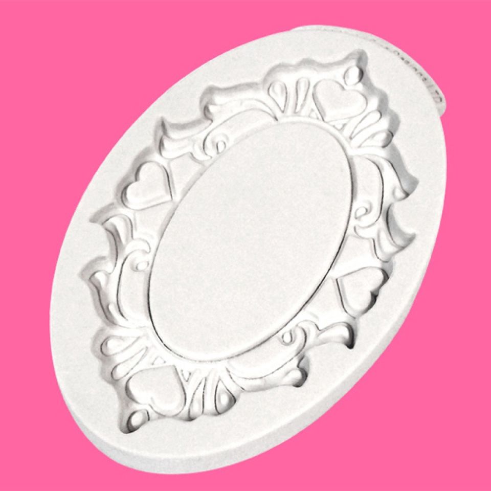 fondant mould plaque oval
