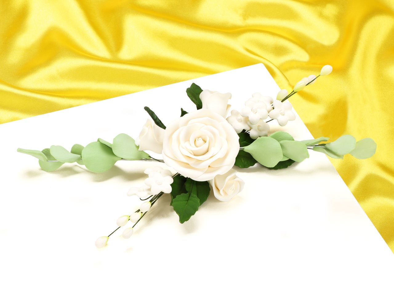 feinzucker bouquet rosen weiss