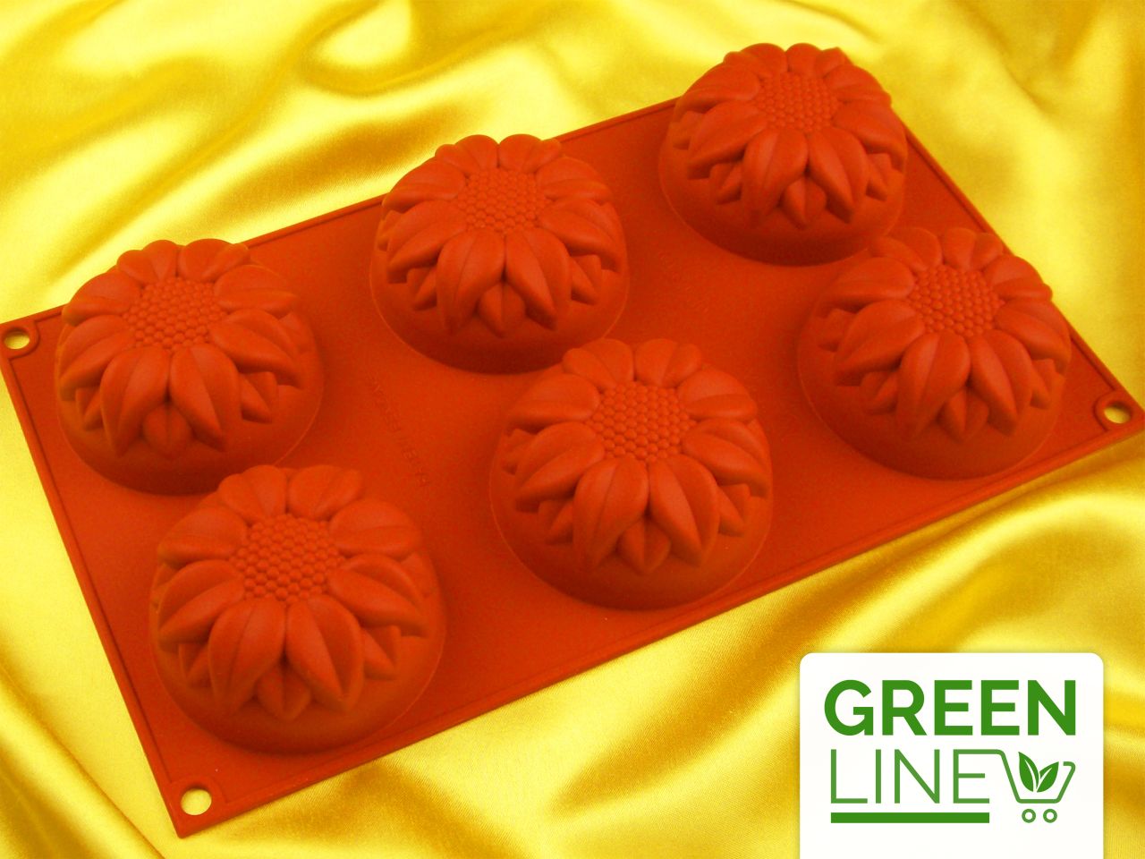 silicone mould mini sunflower