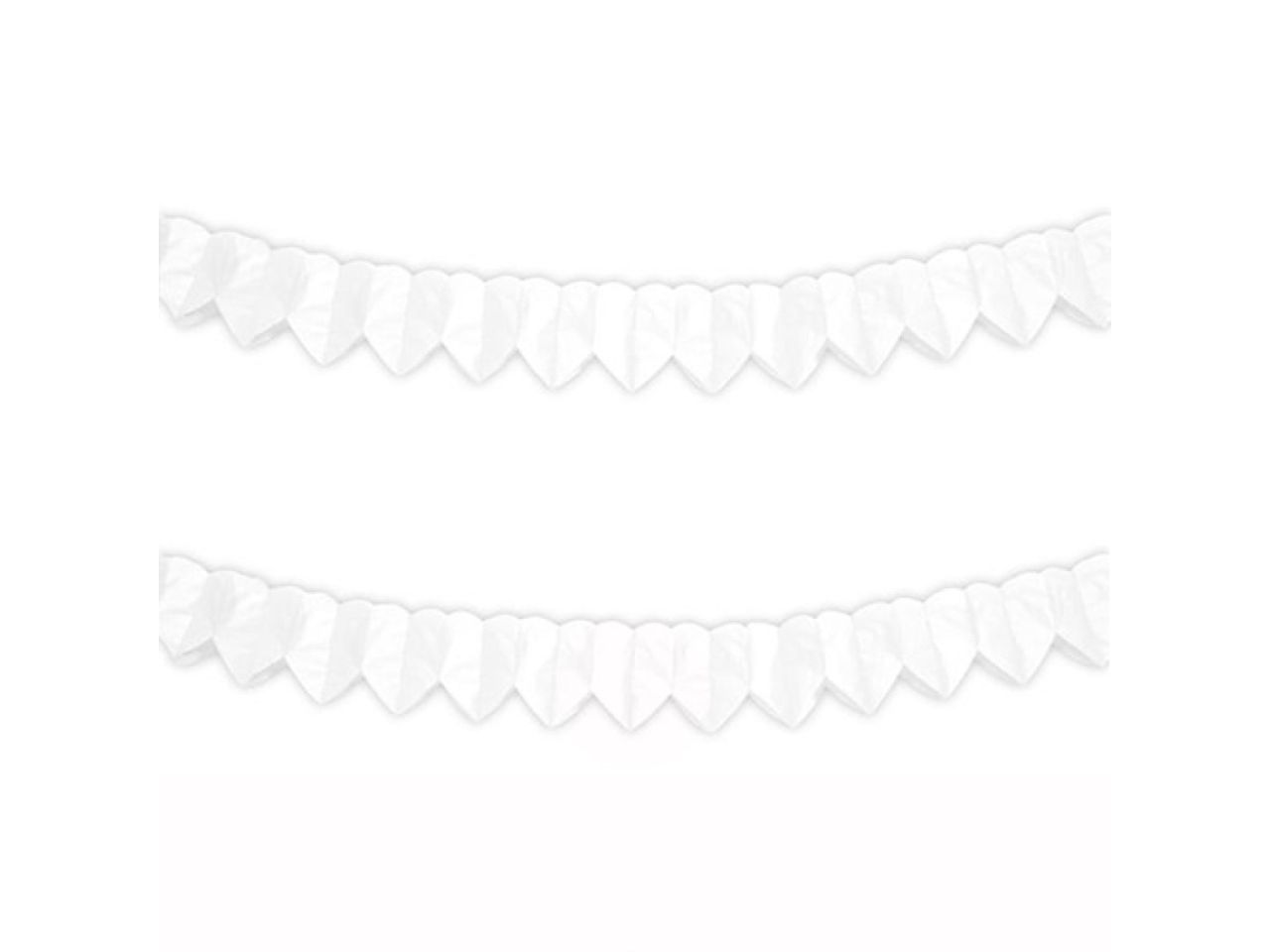 mini girlande herzen weiss 2 meter