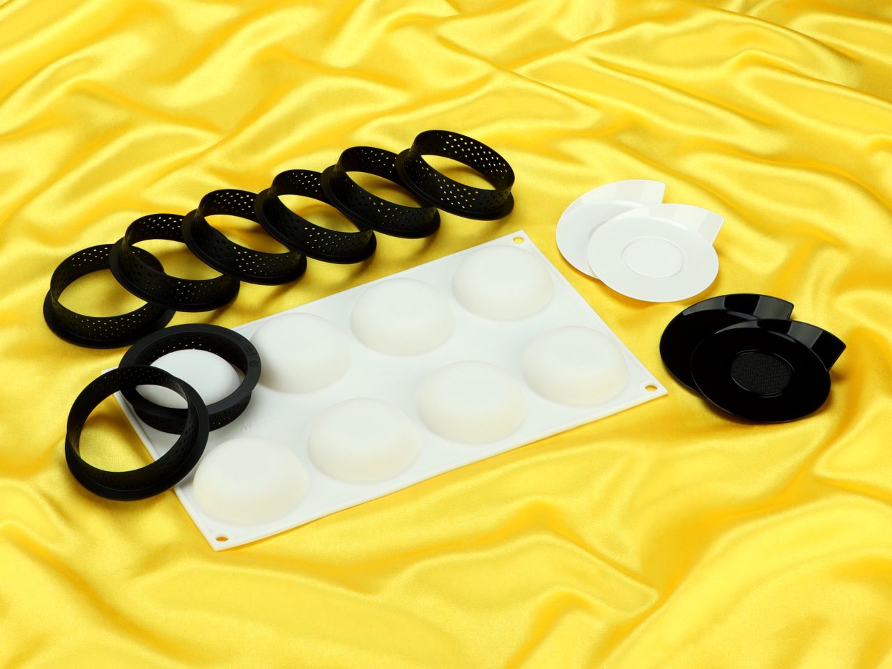 silikonform kit tarte ring palet 70mm