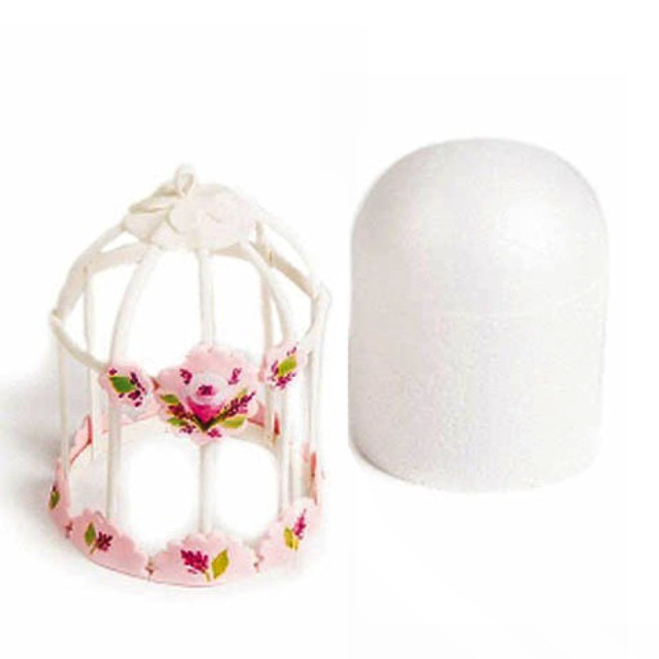 birdhouse cake dummy template 9cm 1 piece