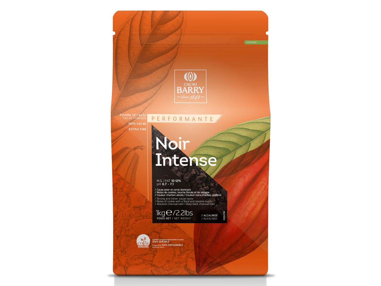 cocoa barry noir intense schwarzes kakaopulver 1kg