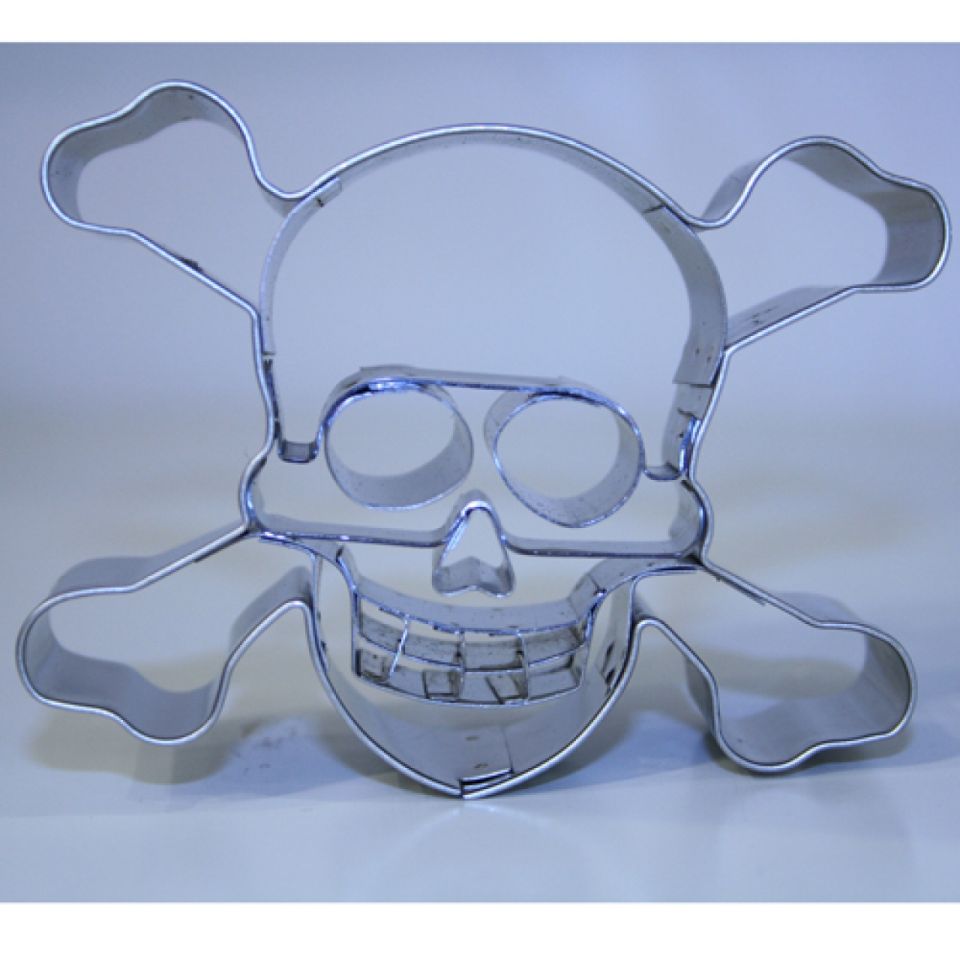 plaetzchen ausstecher totenkopf 9cm