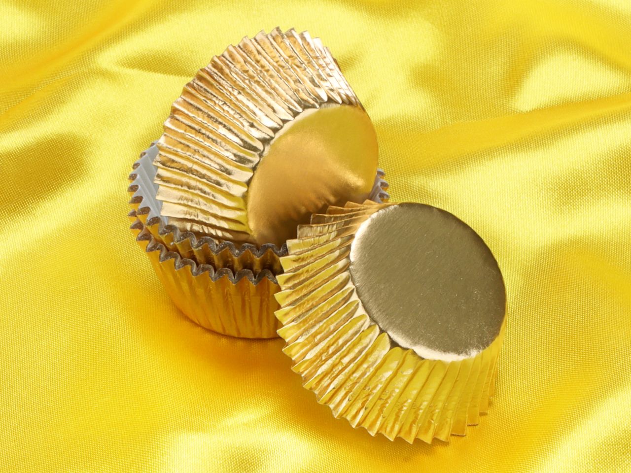 mini muffinfoermchen folie gold 36 stueck