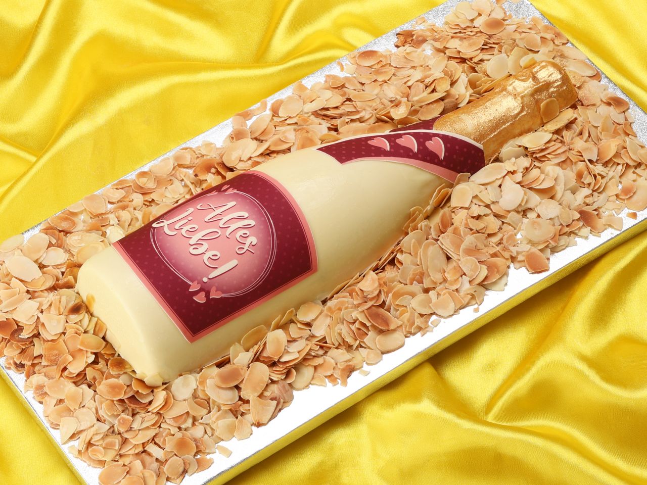 fondantpapier etiketten alles liebe fuer sektflasche