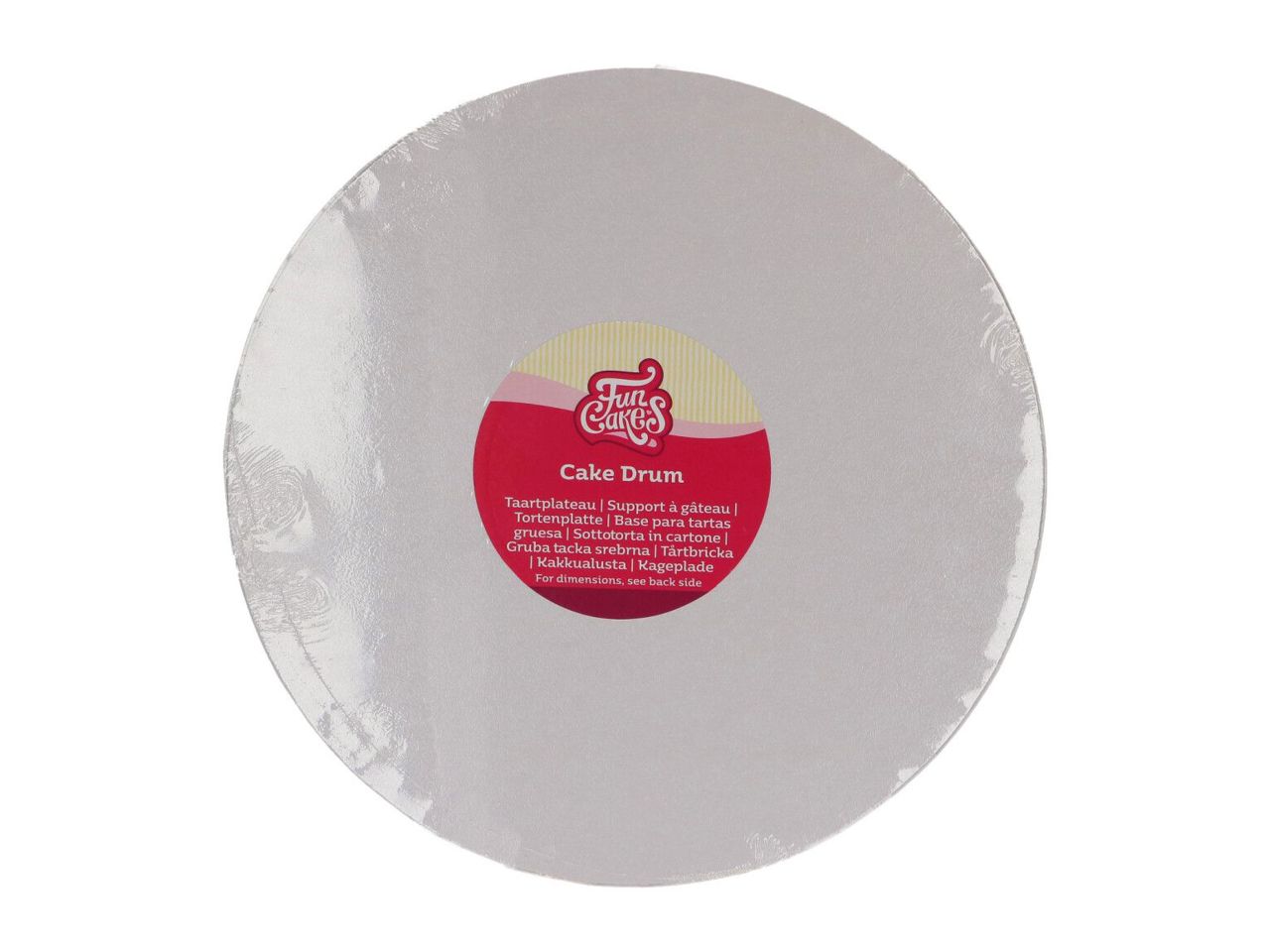 funcakes tortenplatten rund 27 5 cm weiss