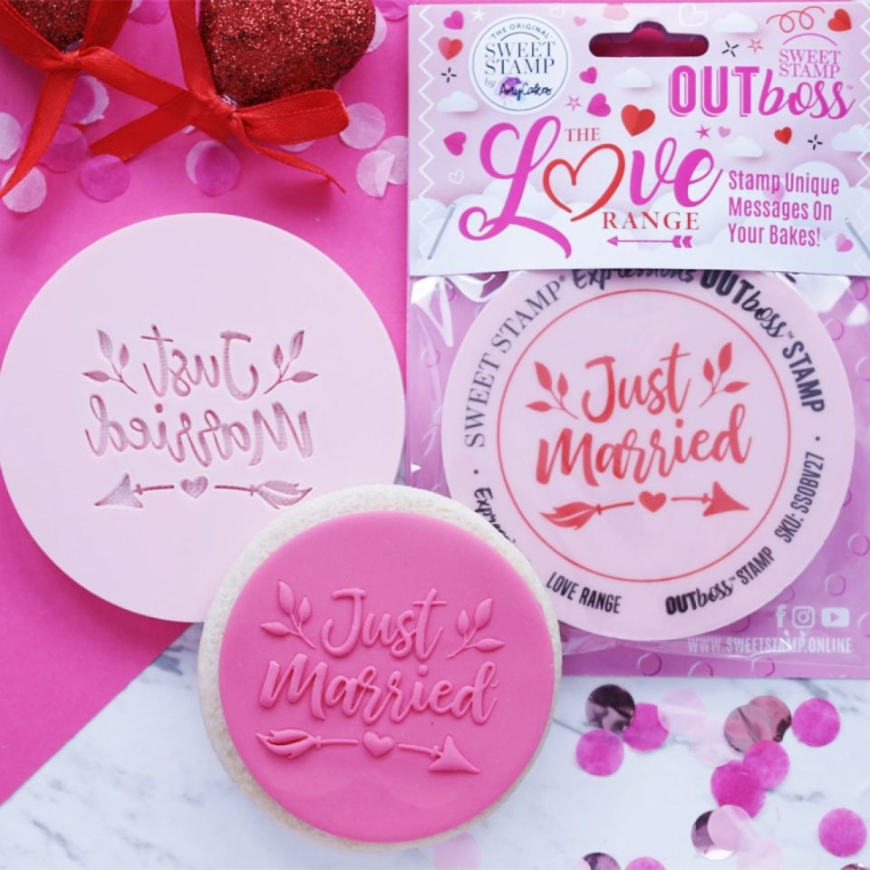 sweet stamp outboss just married