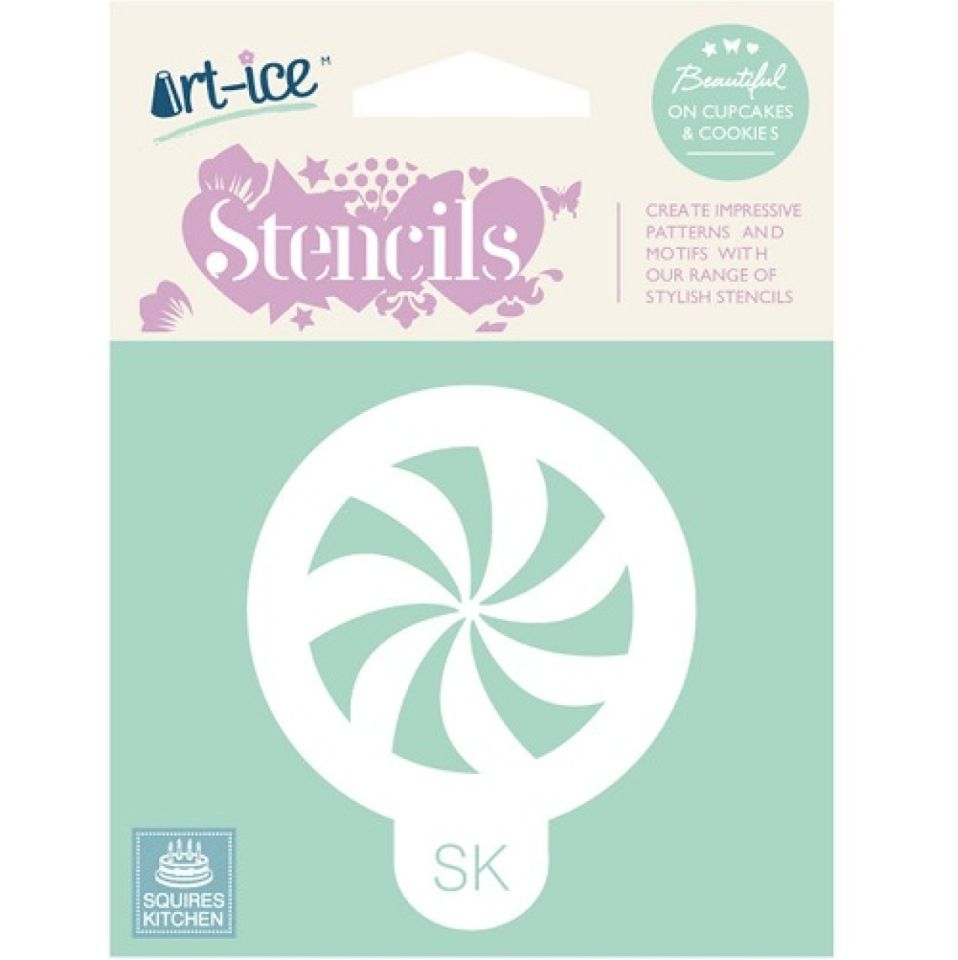 cupcakes decoration stencil pinwheel 6 cm