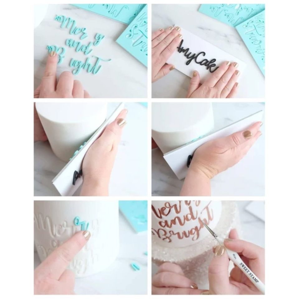 sweet stamp stempel gross kleinbuchstaben zahlen set cutie pie