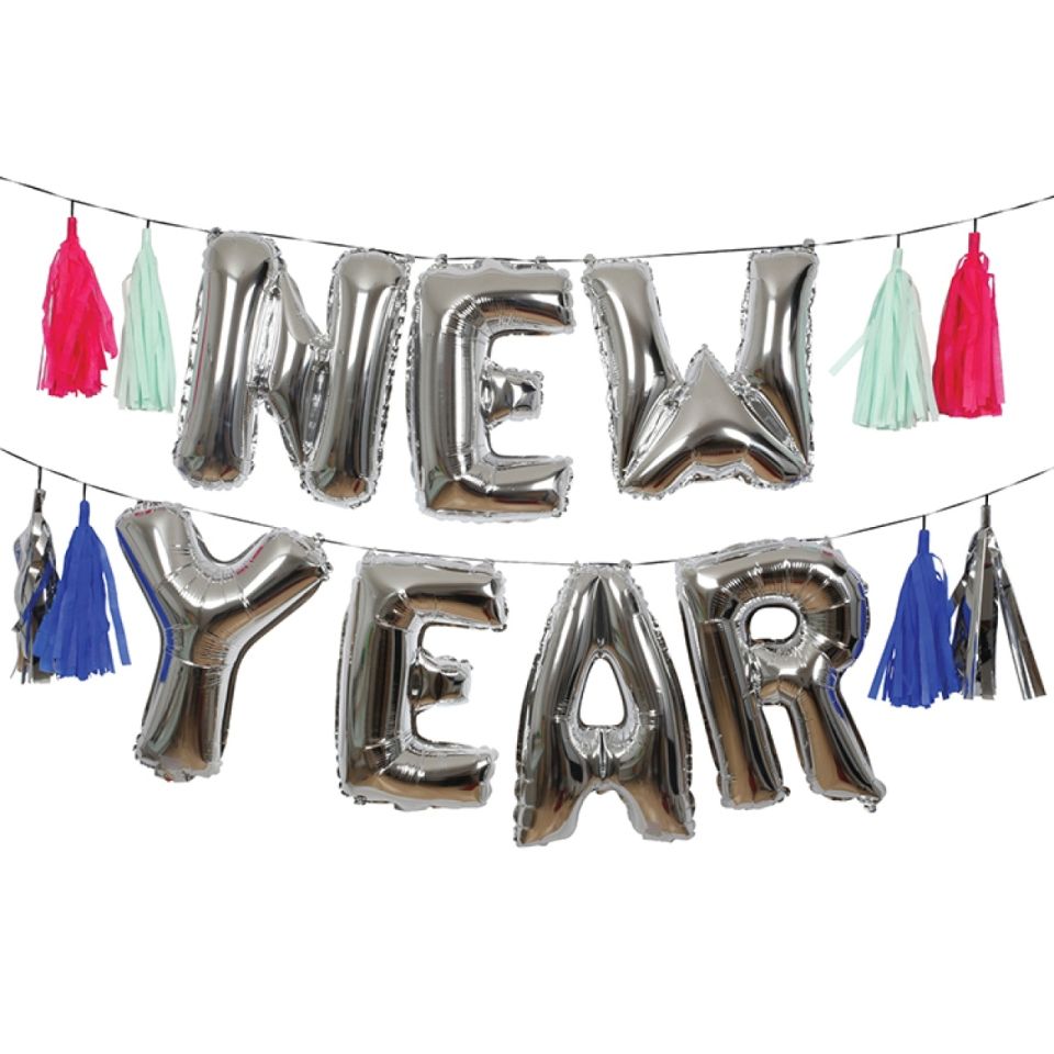 meri meri ballon set new year