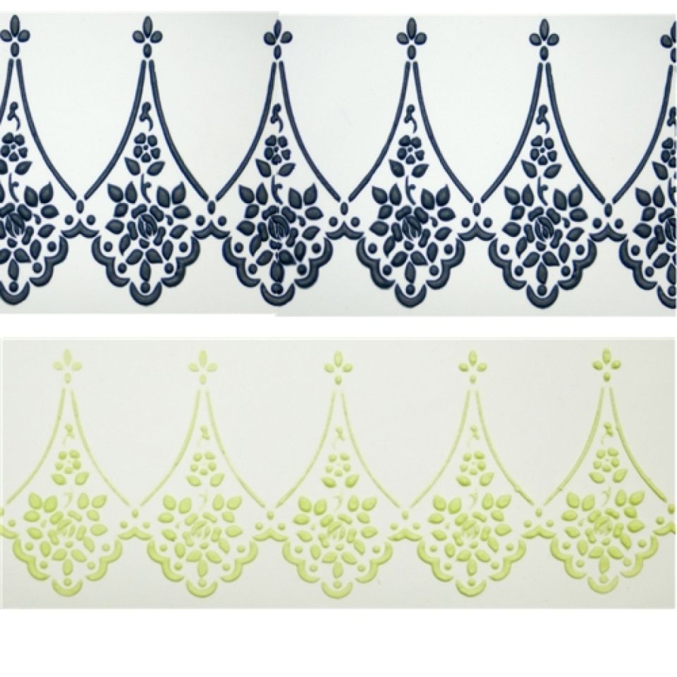 cake side stencil lace companion 25cm