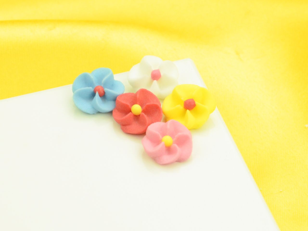 decorating flowers sugar 25 pieces