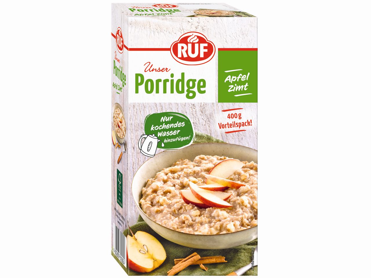 ruf porridge apfel zimt 400g